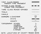 1934 Map of Saint Johns County Florida