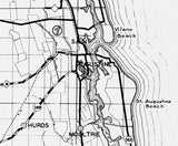 1934 Map of Saint Johns County Florida