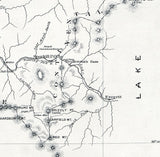 1884 Map of Pitkin County Colorado