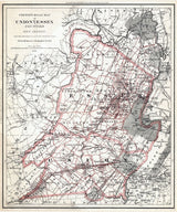 1890 Map of Union and Essex Counties New Jersey