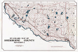 1913 Map of Sherburne County Minnesota