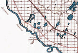 1913 Map of Sherburne County Minnesota