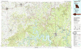 1985 Map of Table Rock Lake Missouri