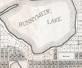1887 Map of Runnymede Florida