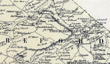 1862 Map of Long Swamp District Hereford and Washington Townships Berks County Pennsylvania