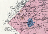 1862 Map of Maxatawny Township Berks County Pennsylvania