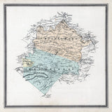1862 Map of North Heidelberg and Heidelberg Townships Berks County Pennsylvania