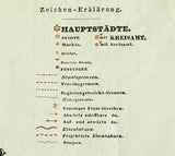 1864 Topo Map of Galicia Austro Hungarian Empire Galizien
