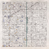 1890s Town Map of Brussels Door County Wisconsin