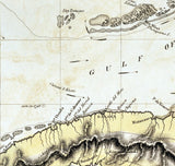 1823 Map of Cuba