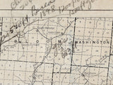 1916 Oil & Gas Well Map of Lawrence Scioto and Gallia County Ohio