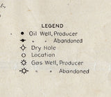 1916 Oil & Gas Well Map of Lawrence Scioto and Southwestern Gallia County Ohio