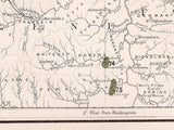 1884 Map of the Oil Regions of Western Pennsylvania & SW NY