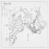 1900 Map of Cedar Key Florida