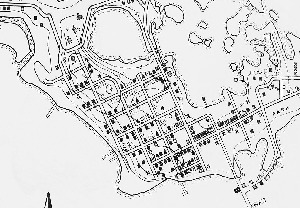 1900 Map of Cedar Key Florida