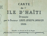 1886 Map of Haiti