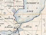 1890 Map of Part Of Alachua County Florida