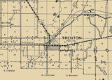 1936 Map of Gilchrist County Florida