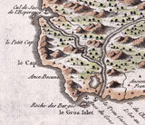 1758 Map of Saint Lucie Island