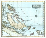 1823 Map of the Bahamas