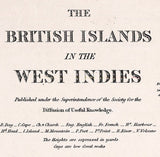 1835 Map of the British Islands in the West Indies