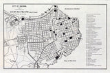 1900 Map of Havana Cuba