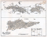 Map of the American Virgin Islands