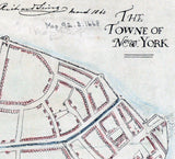 1664 Map of the Town of New York