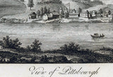 1826 Drawing View of Pittsburgh Pennsylvania