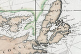 1784 Nautical Map of New Foundland Labrador Nova Scotia and Gulf of St Lawrence