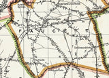 1914 Map of Halifax County North Carolina