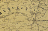 1907 Map of Forsyth County North Carolina