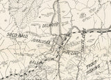 1905 Map of Waynesville North Carolina