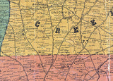 1907 Map of Union County North Carolina