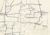 1935 Map of Marshall County Tennessee