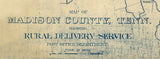 1930 Map of Madison County Tennessee