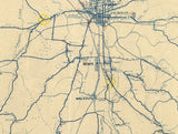 1930 Map of Madison County Tennessee