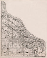 1916 Map of Winona Minnesota