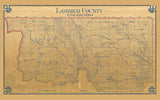 1900 Map of Larimer County Colorado