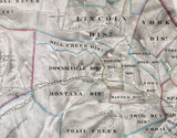 1866 Map of Clear Creek County Colorado