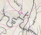 1881 Map of Wayne County North Carolina
