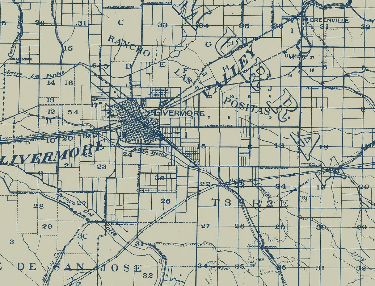 1914 Map of Alameda County California