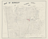 1902 Map of Berkeley Alameda County California