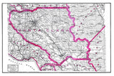 1914 Map of Santa Clara County California