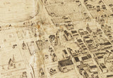 1890 Panoramic Map of Orlando Florida