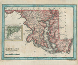 1813 Map of Maryland