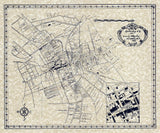 1882 Map of the City of Spartanburg South Carolina