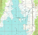 1954 Topo Map of Cascade Idaho Quadrangle