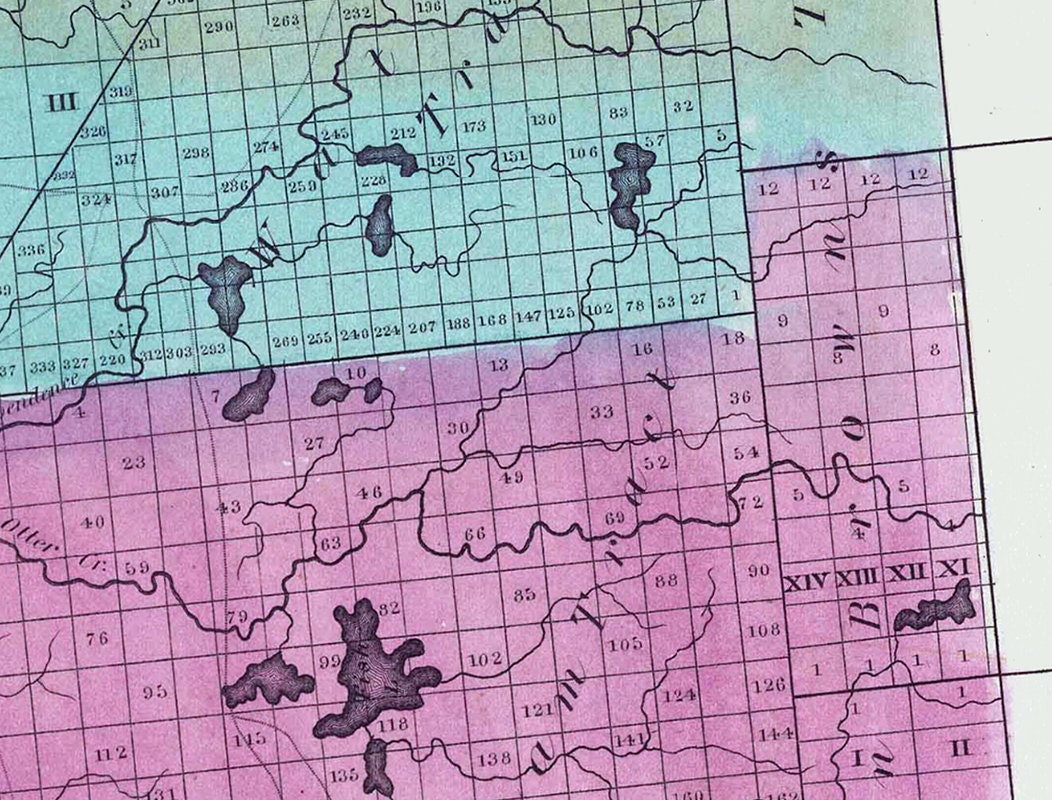 1829 Map of Lewis County New York