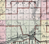 1906 Map of Ida County Iowa